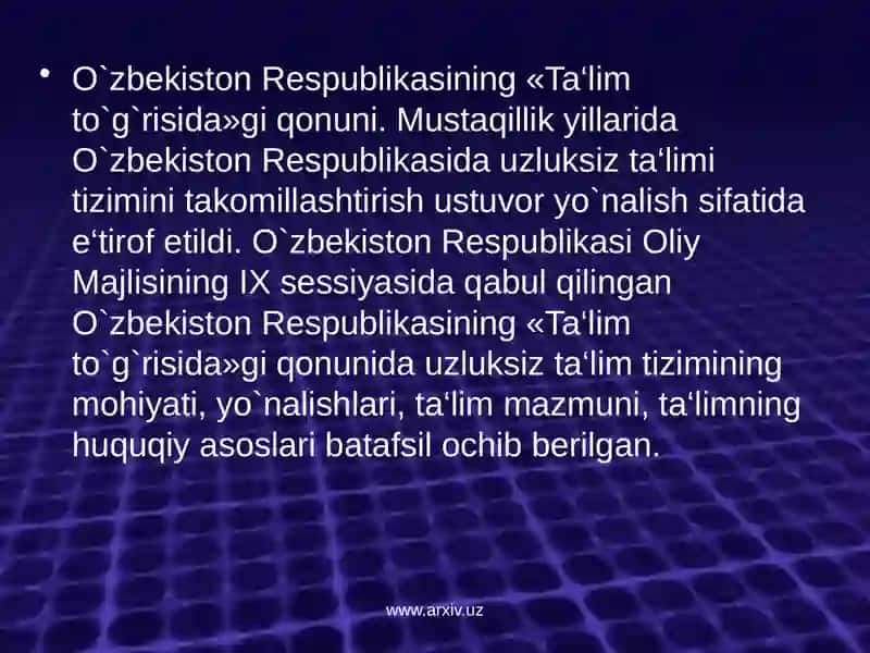 Shahzodaning umumiy pedagogika fanidan taqdimoti 4
