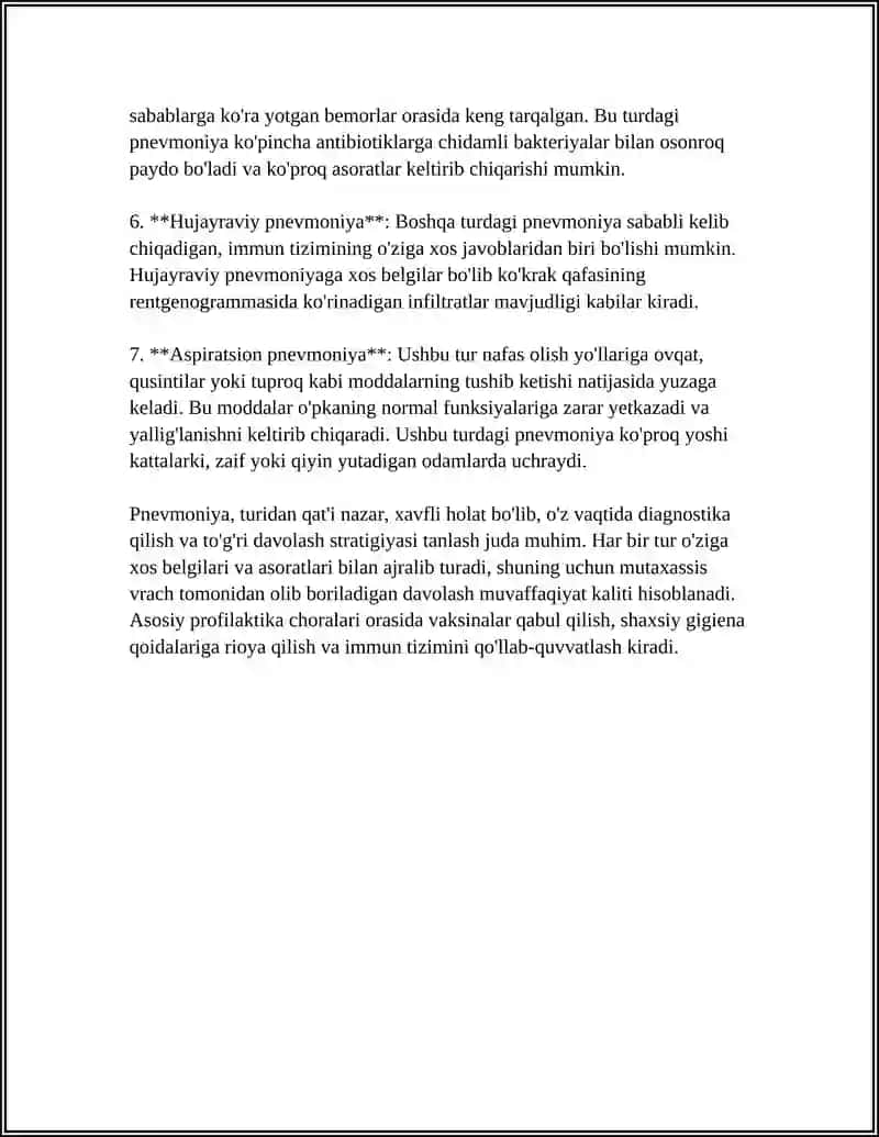 PNEVMOKONIOZLAR. PNEVMOPATIYALAR 4