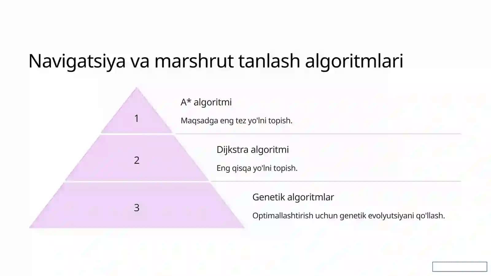 Navigatsiya va marshrutlarini optimallashtirish 4