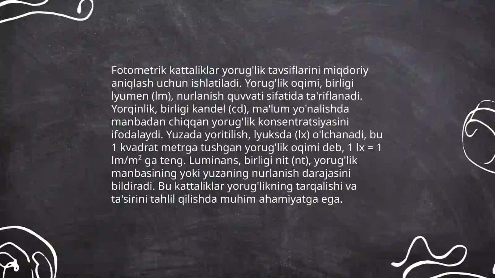 Nurlanish quvvati nazariyasi 4
