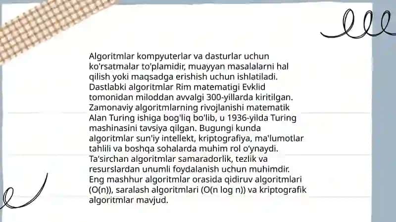 Sun'iy intellekt (AI) texnologiyasi 4