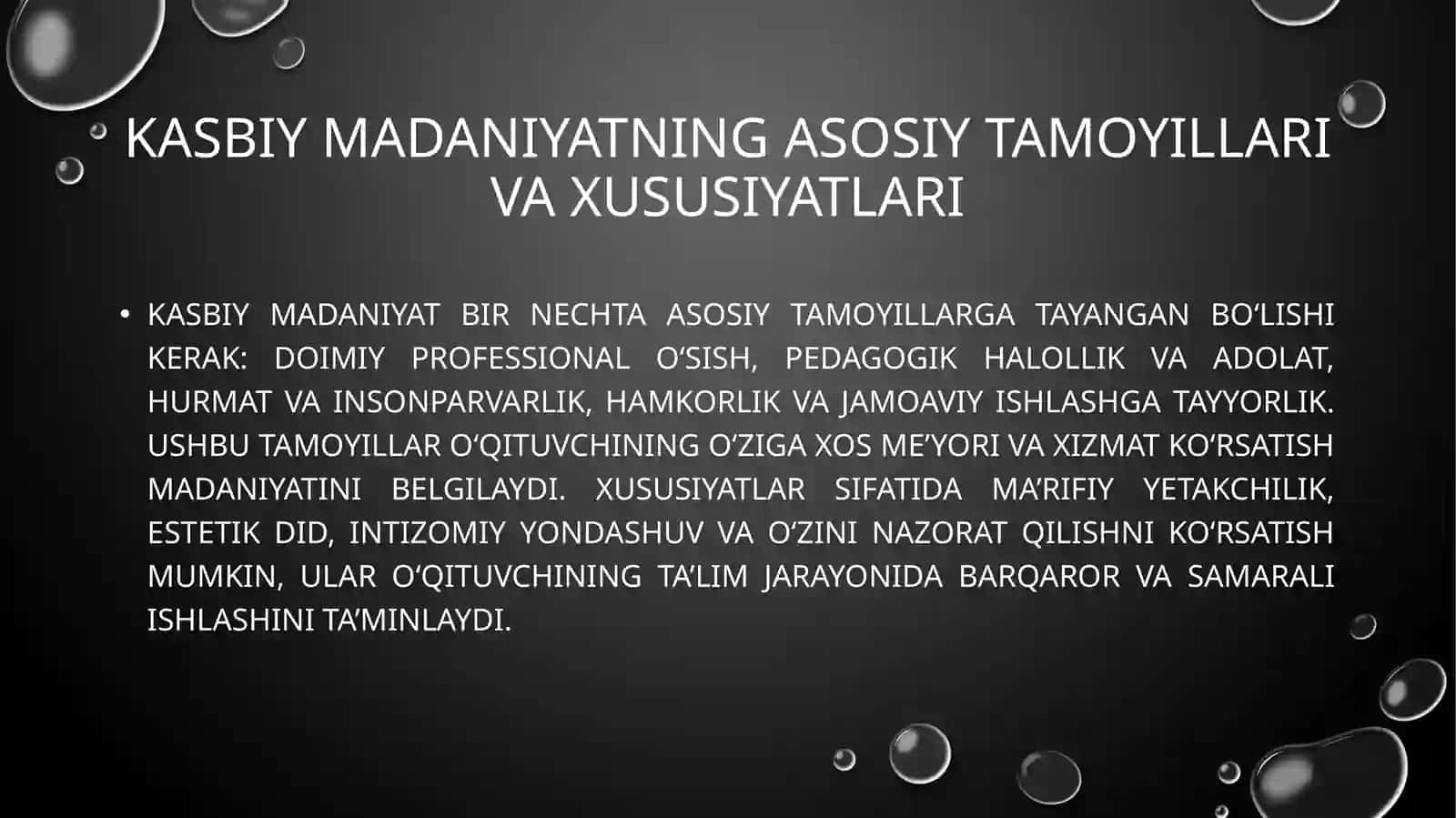 O‘qituvchining Kasbiy Madaniyati 4
