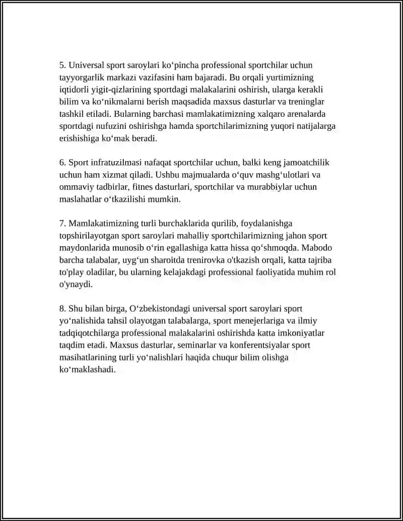 UNIVERSAL SPORT SAROYLARI 4