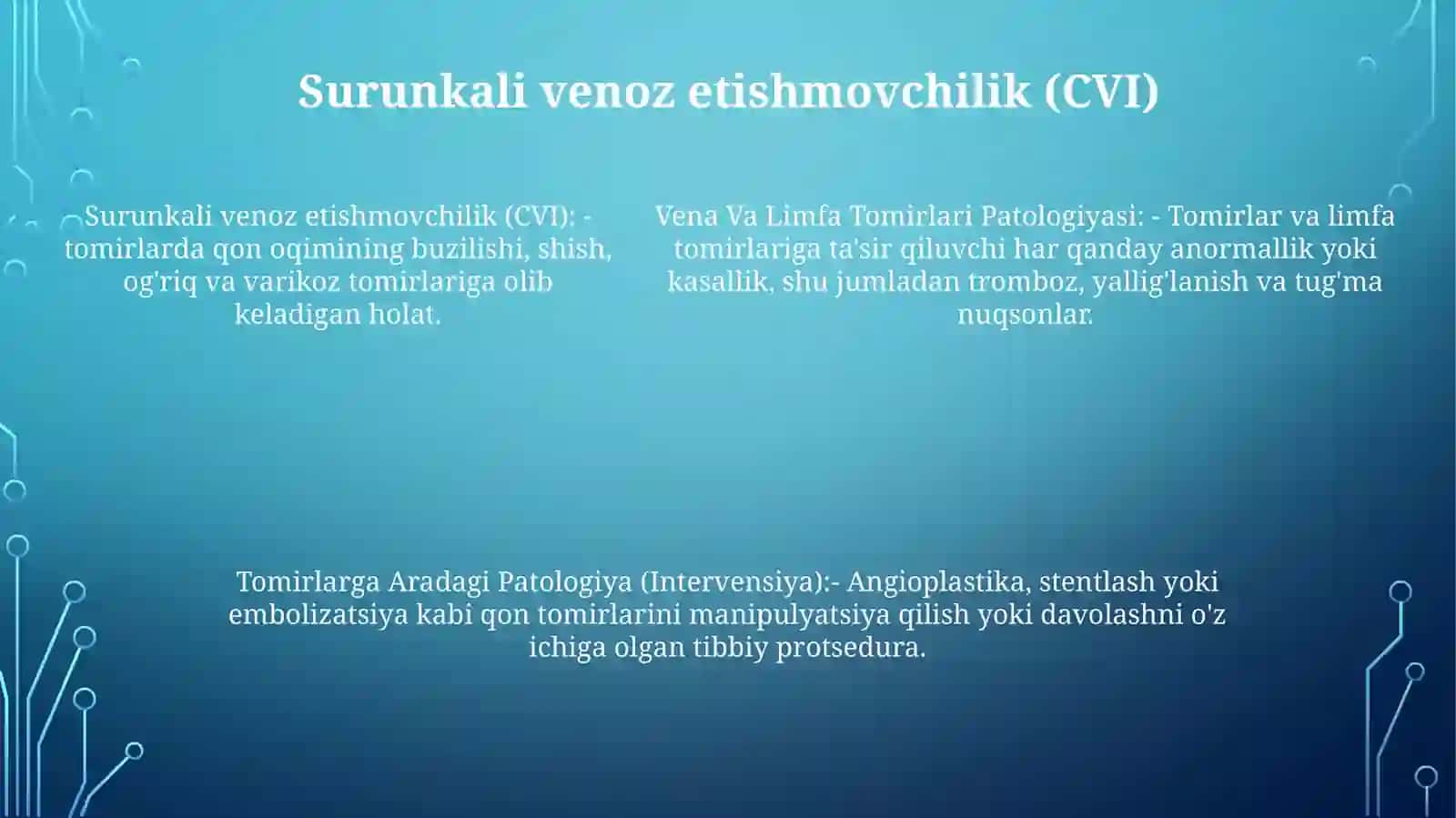 Vena Va Limfa Tomirlari Patologiyasi 4