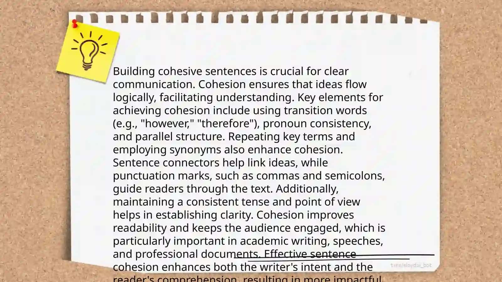 Coherence and cohesion 4