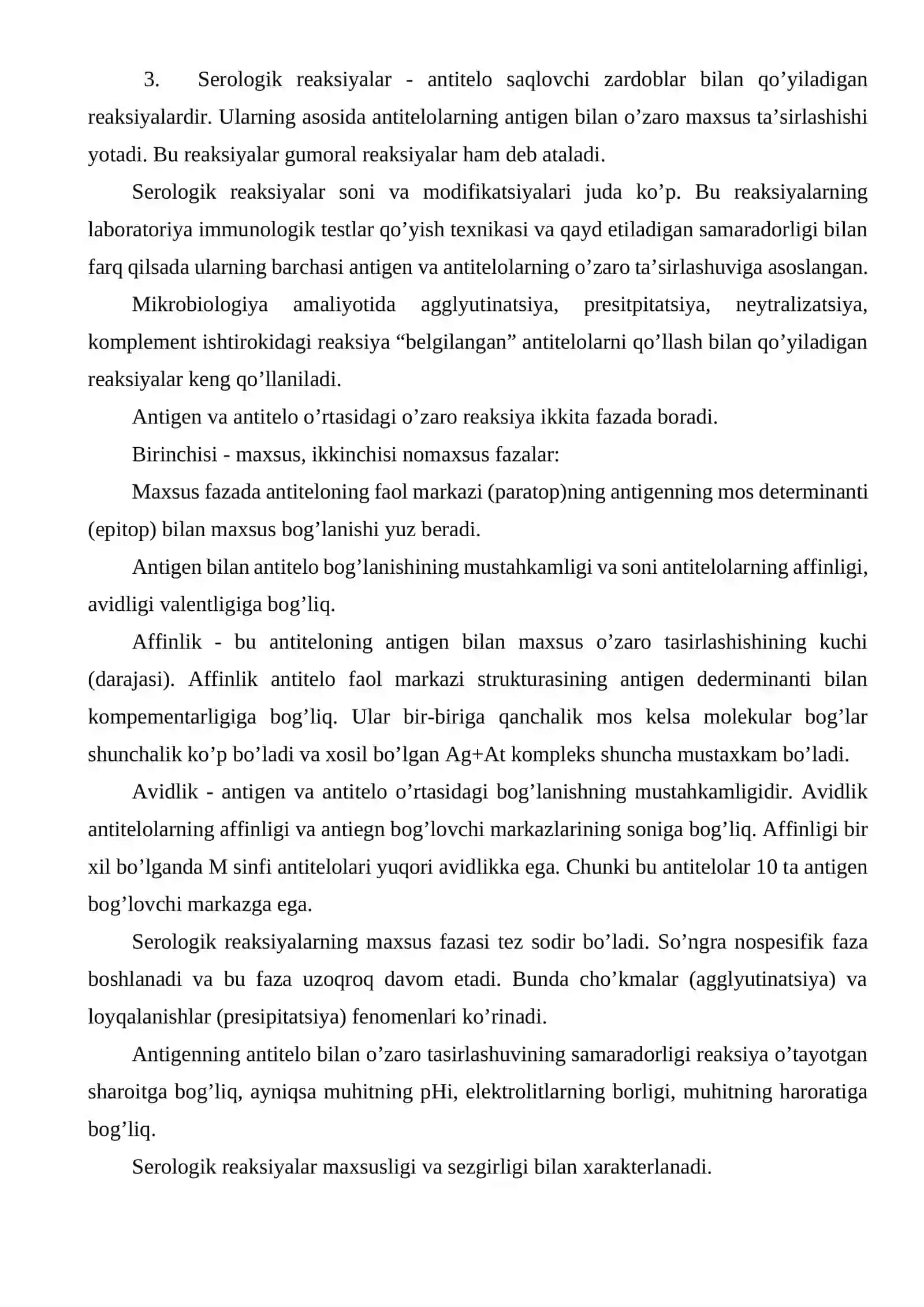 Serologik reaksiyalarning immunodiagnostikada qo’llanilishi 4