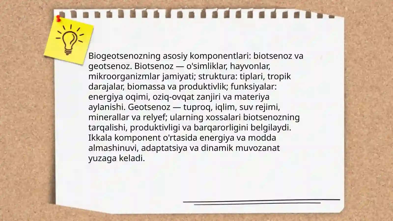 Biogeotsenozga umumiy tavsif 4