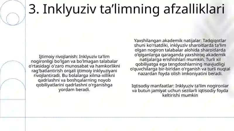 Chet Elda Yordamga Muhtoj Bolalarning Inklyuziv Ta’Limi 4