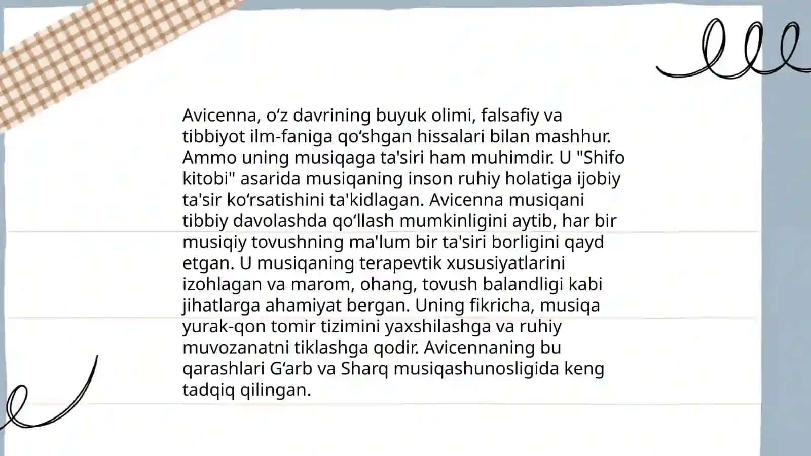 Sharq allomalari va musiqa nazariyasi 4