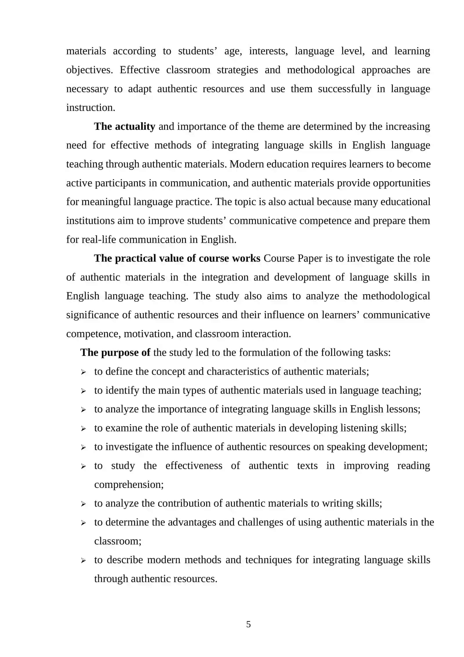 The Role of Authentic Materials in the Integration of Language Skills 4