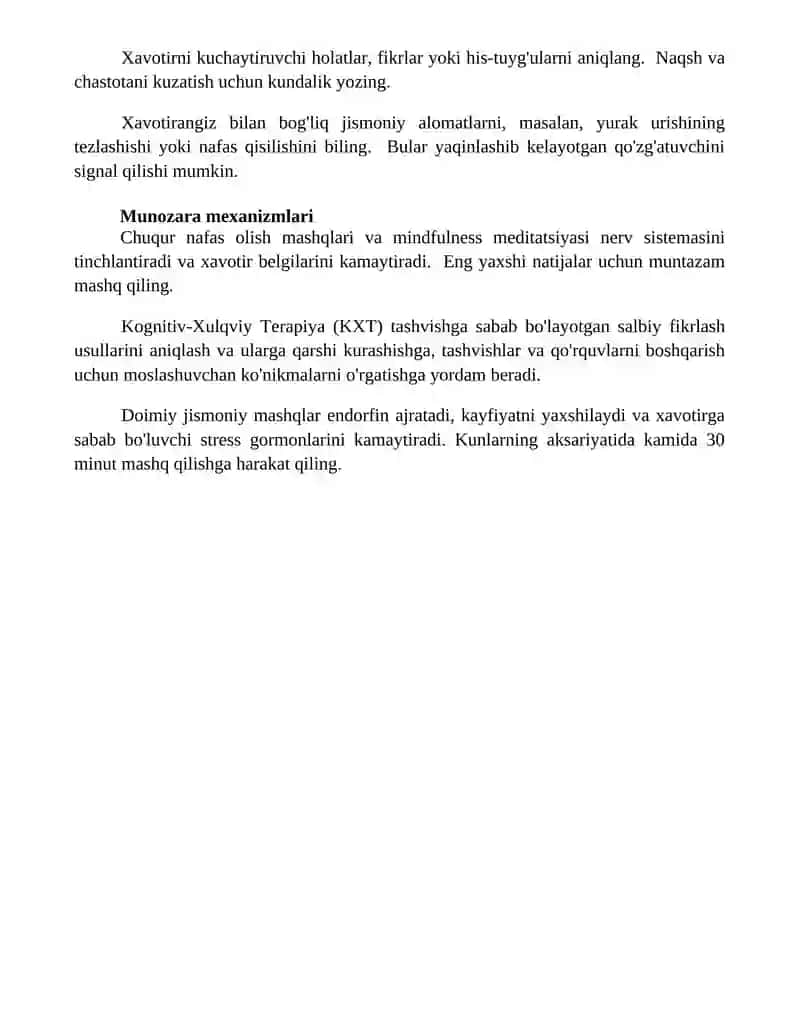 Asabiy titrashda yordam koʻrsatish 4