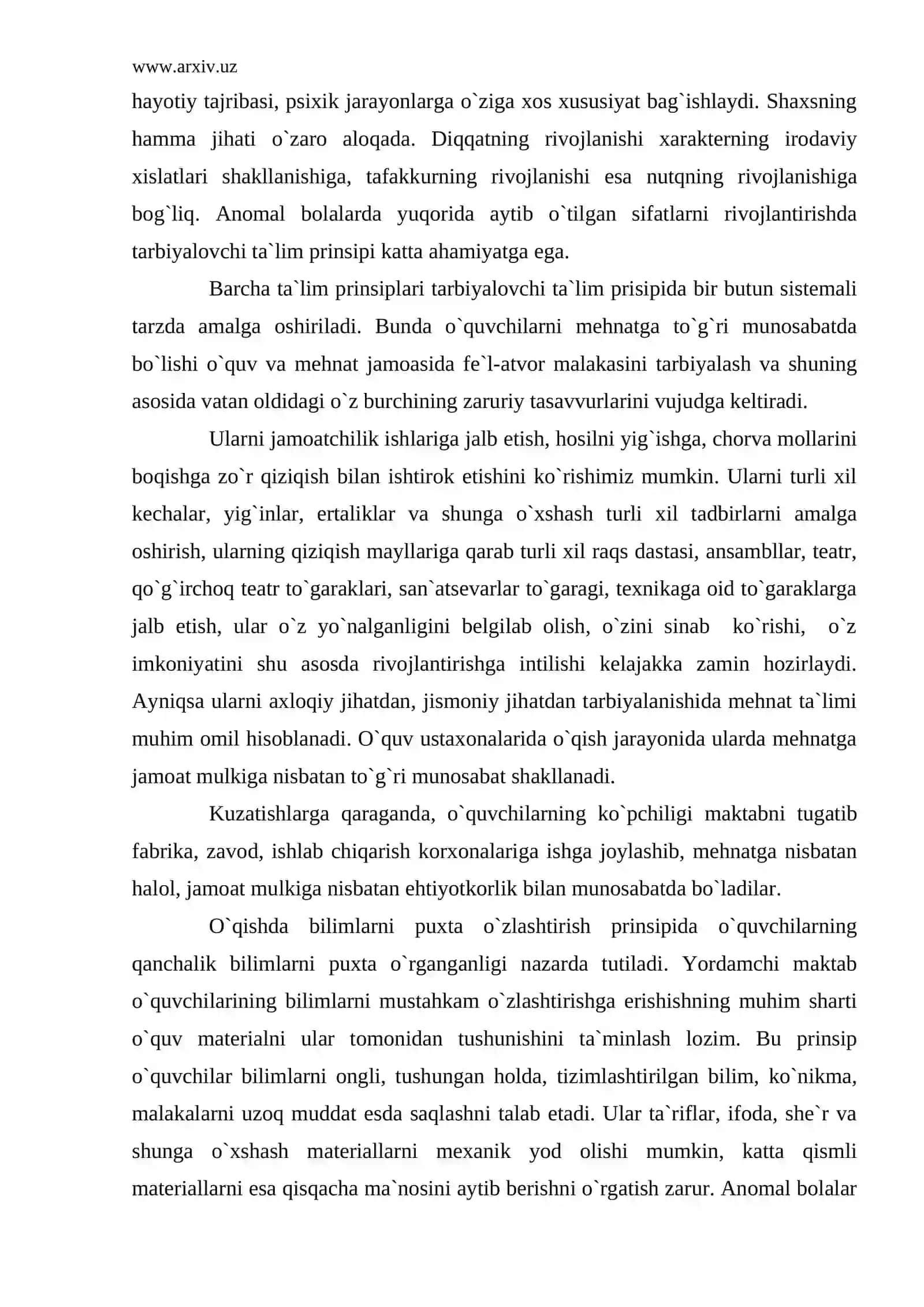 Yordamchi maktablarning maqsad va vazifalari 4