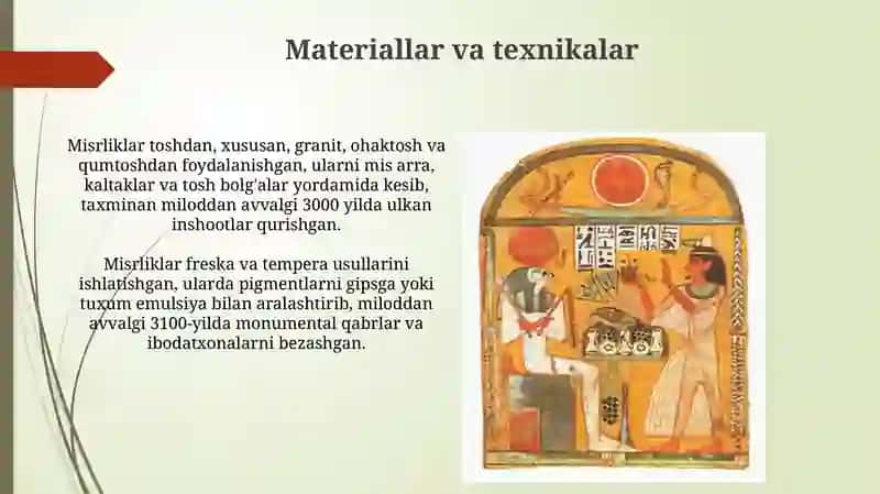 Qadimgi Misrsanʼati 4