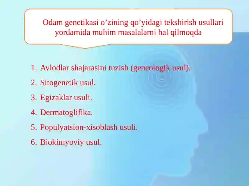 Odam genetikasi 4
