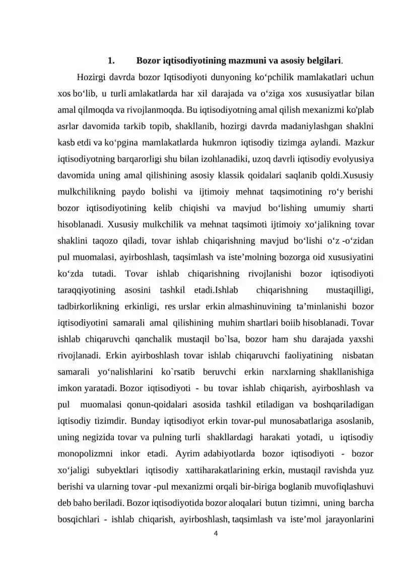 Bozor Iqtisodiyoti 4