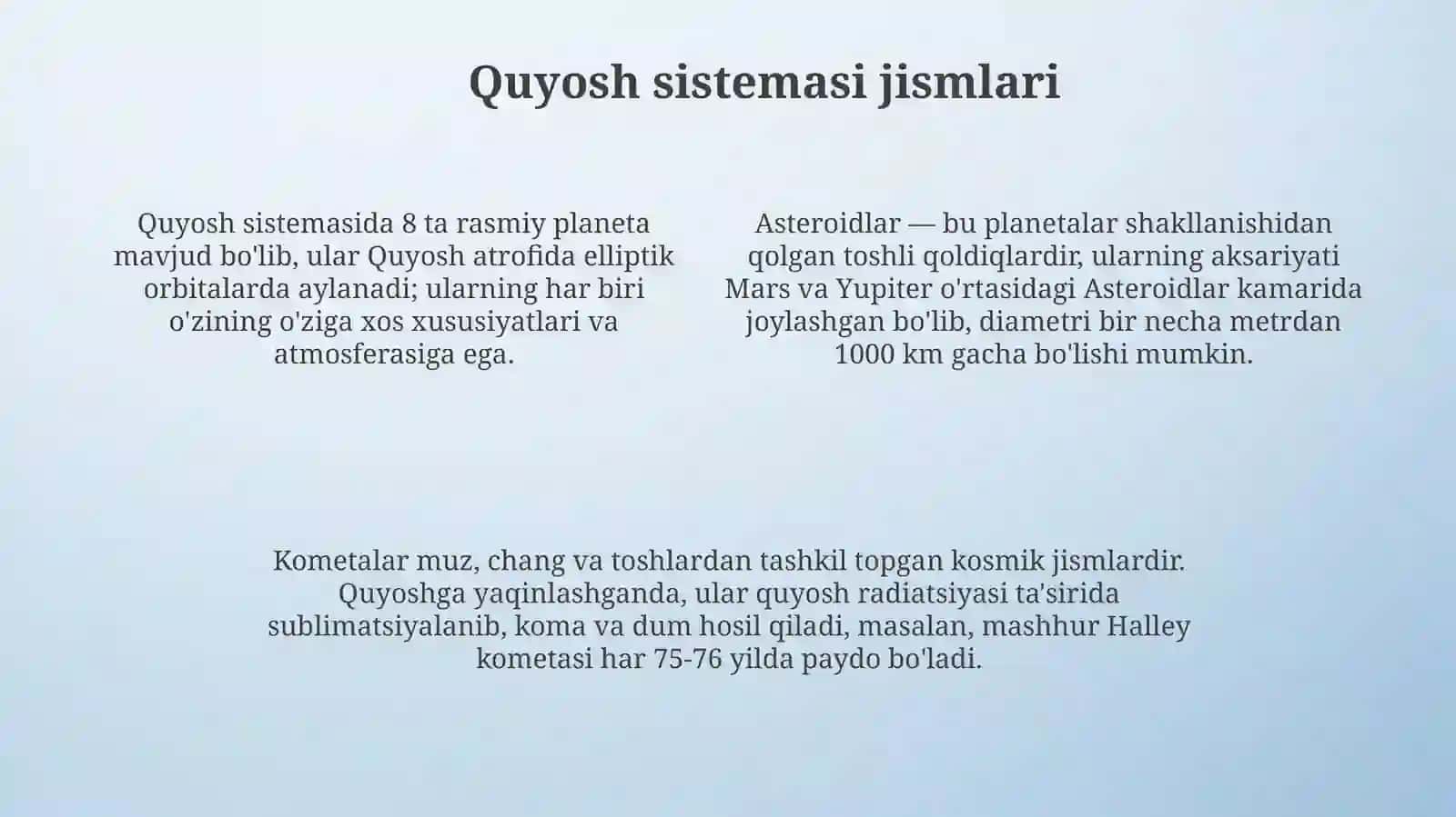 Yer va Quyosh Sistemasi 4