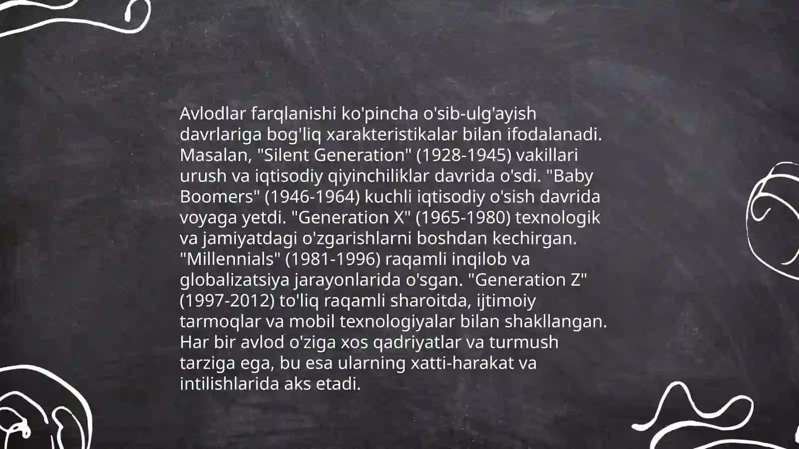 Avlodlar nazariyasi tushunchasi 4