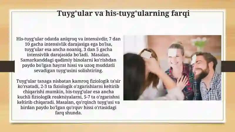 Hissiy-Irodaviy Xolatlar va Emotsiyalar 4