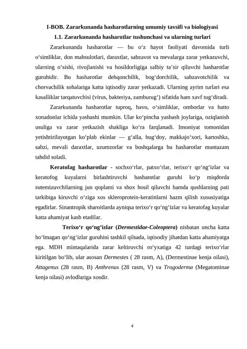 Zararkunanda hashorotlar 4