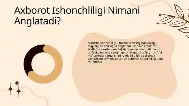 Axborotning ishonchliligi va tekshirish usullari 4
