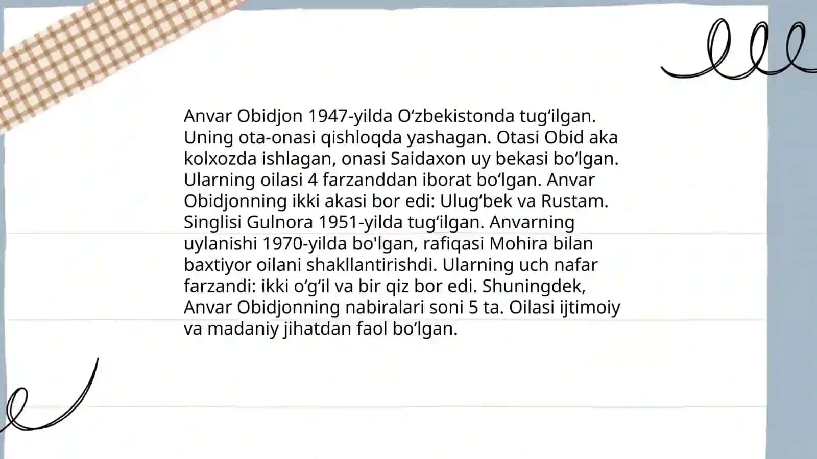 Anvar Obidjon hayoti va ijodi 4
