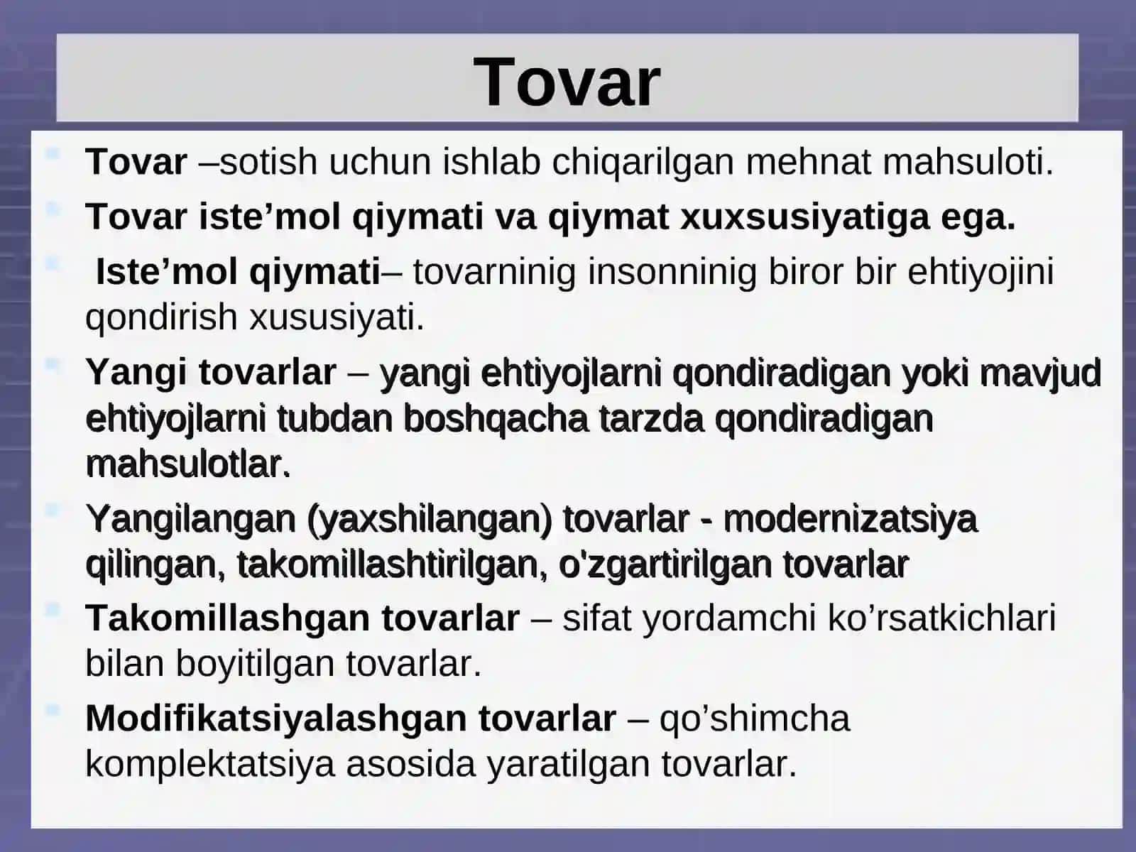 OPERATSION MENEJMENTDA TOVAR VA XIZMATLAR 4