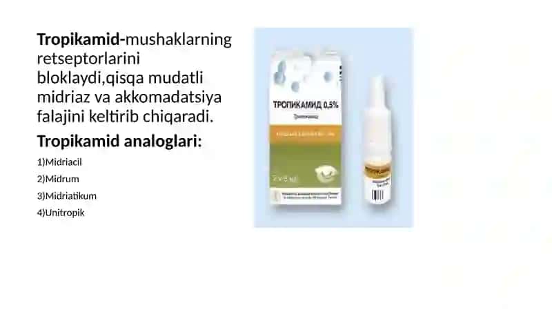 Tropikamid 4