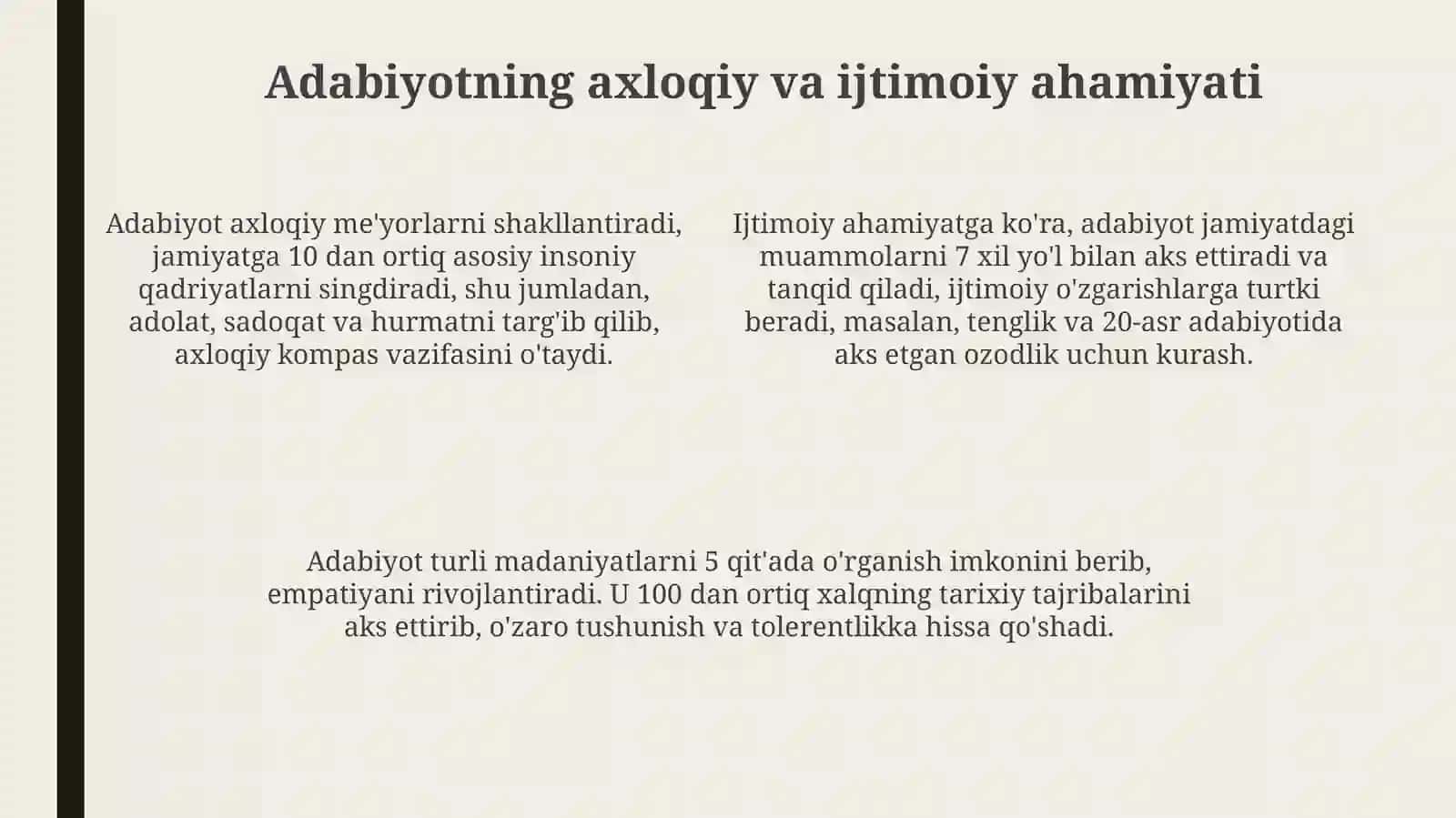 Hayot va adabiyot 4