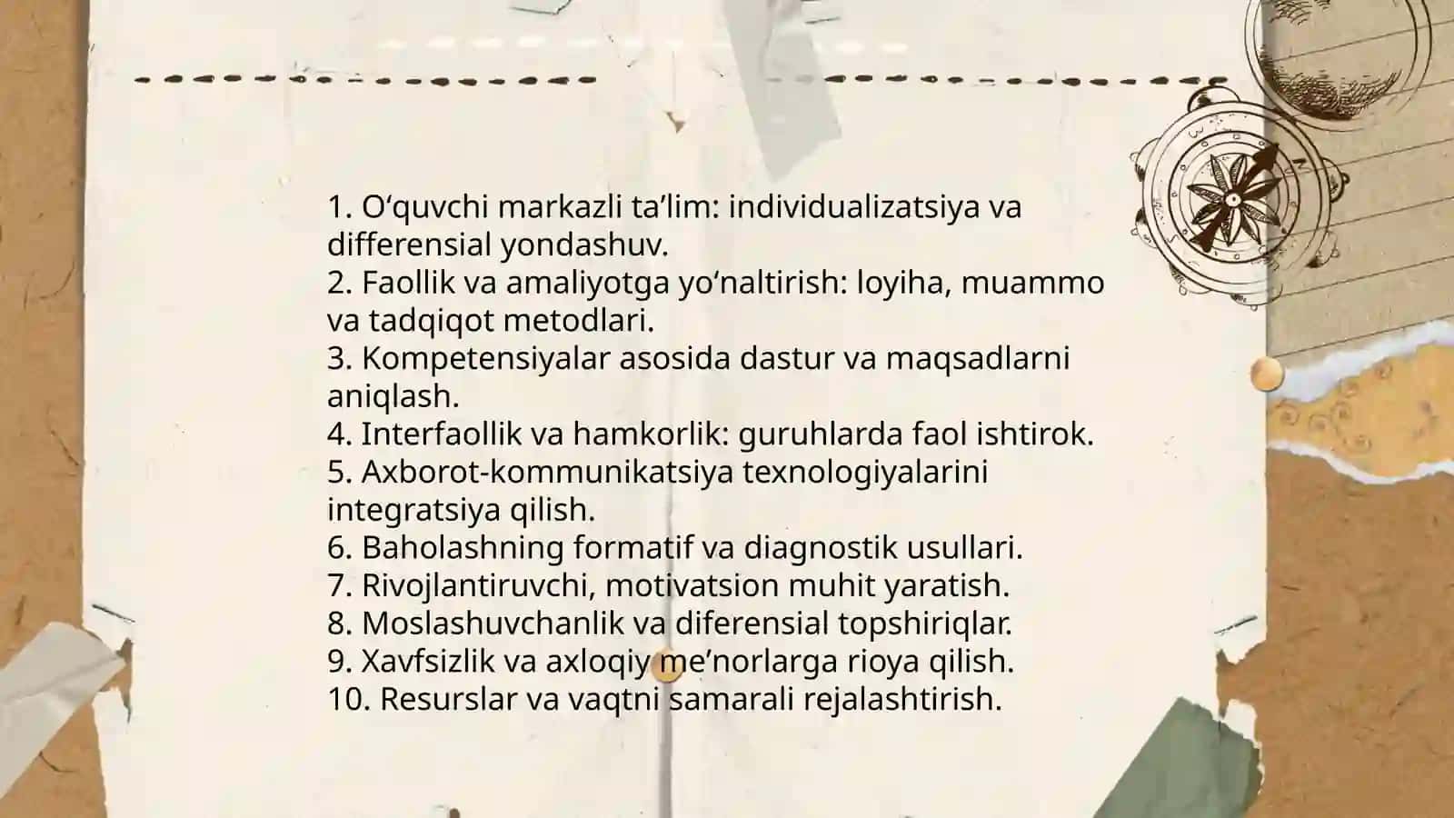 Zamonaviy dars va unga qo'yiladigan talabmar 4