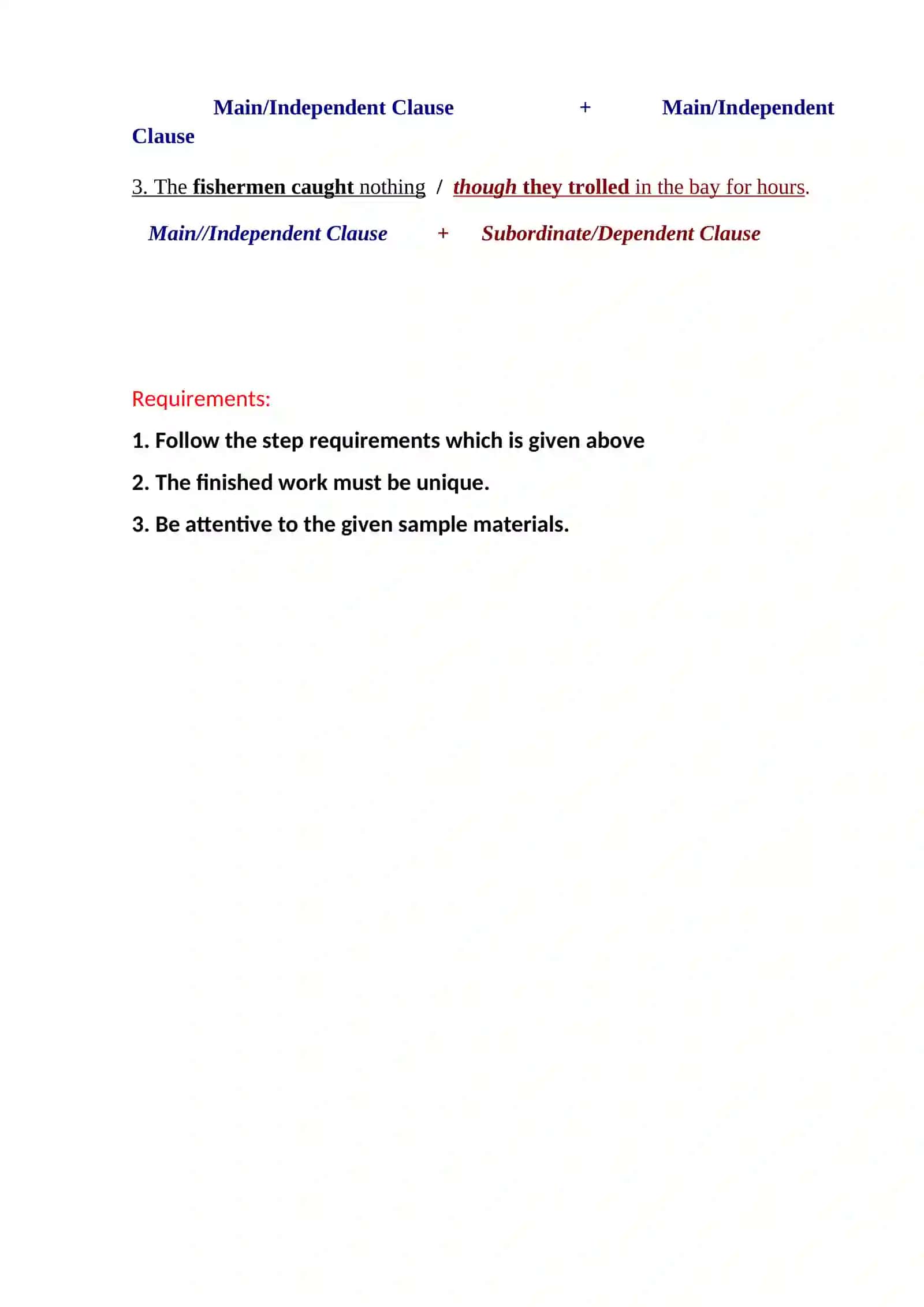 Assignment 6. Sentence structure analysis (10%) 4