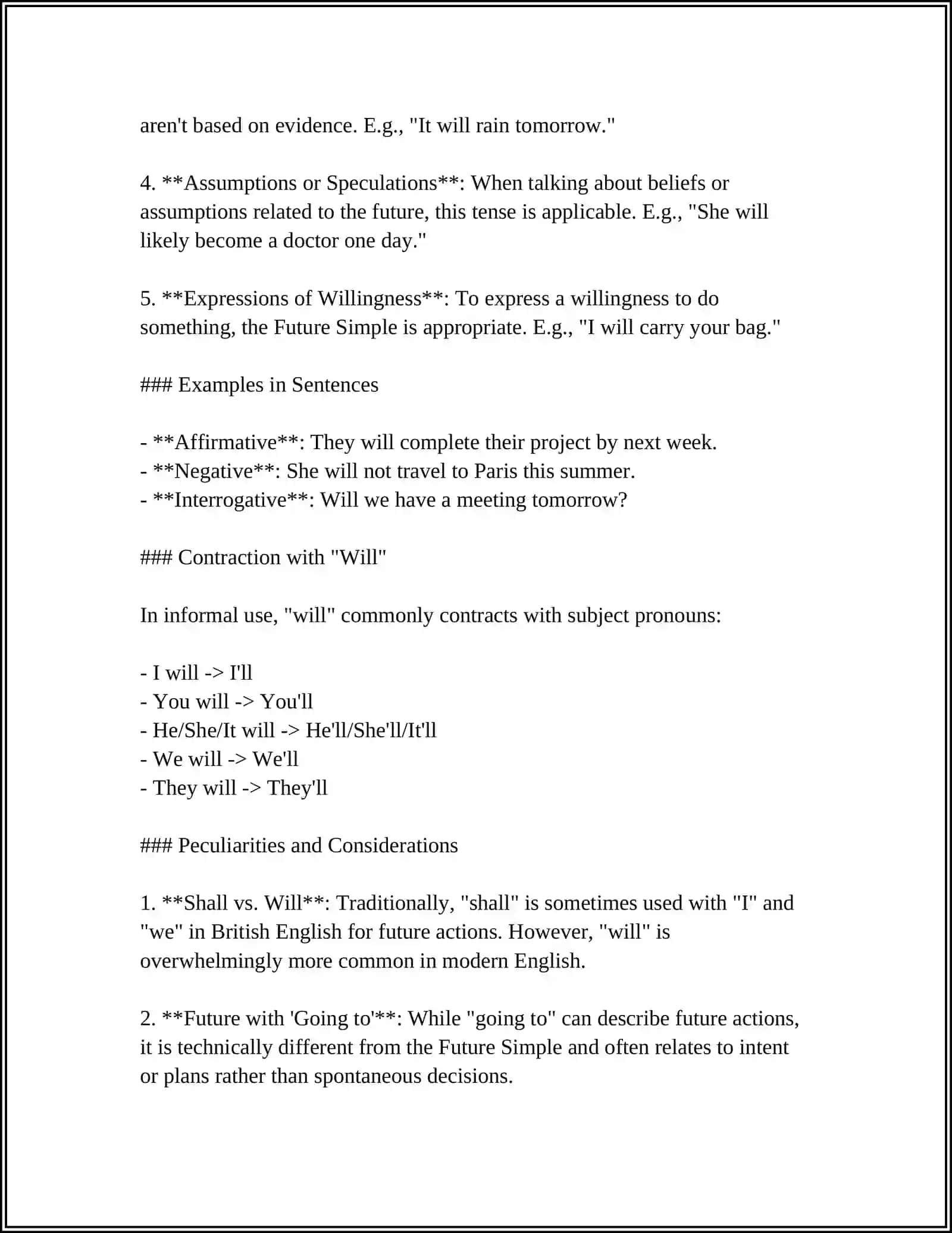FUTURE SIMPLE TENSE. PREPOSITION 4