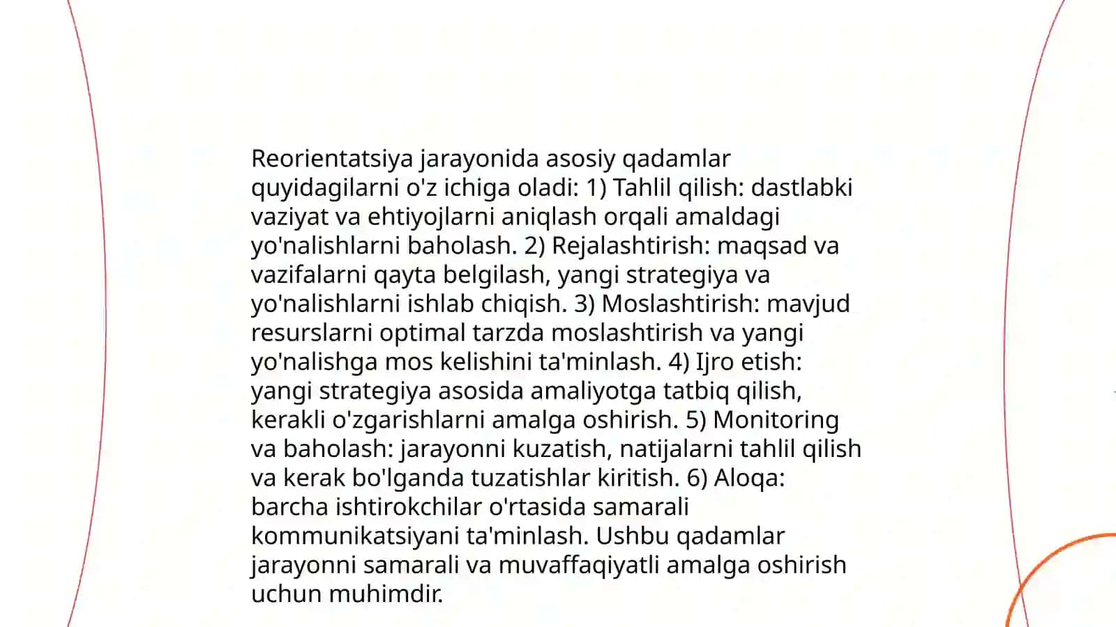 Reorientatsiya jarayoni mazmuni 4