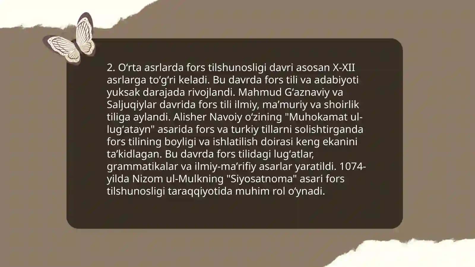 O'rta asrlarda Sharq va Yevropa tilshunosligi 4