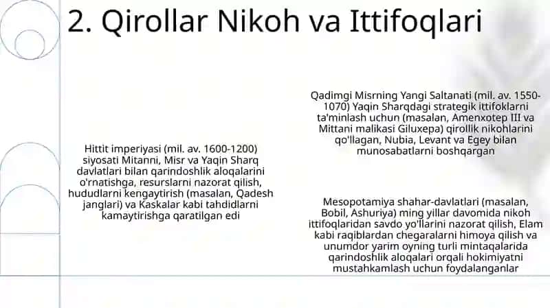 Qadimgi Sharqda xalqaro munosabatlar va diplomatiya 4