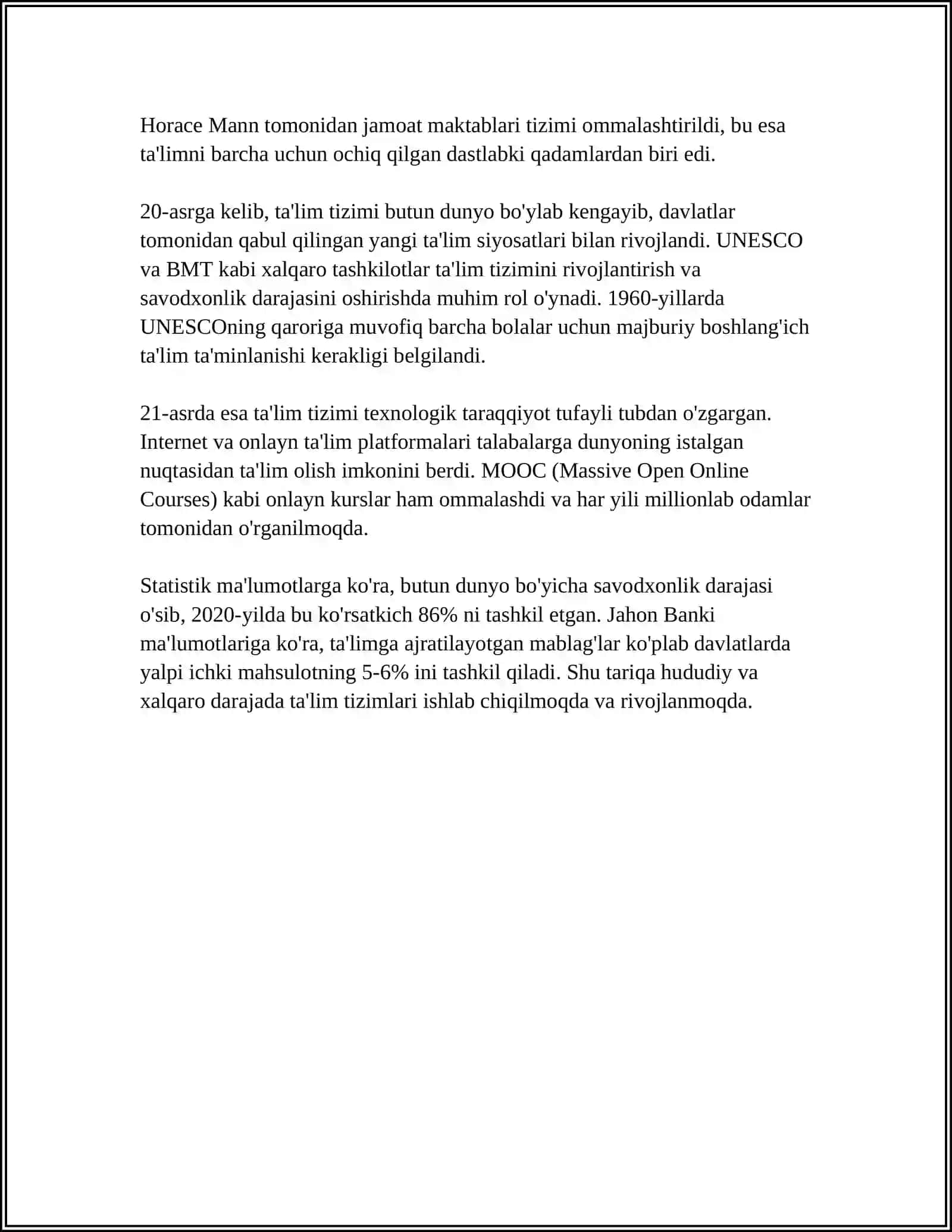 ARABISTON DAVLATIDA TAʼLIM TIZIMI 4