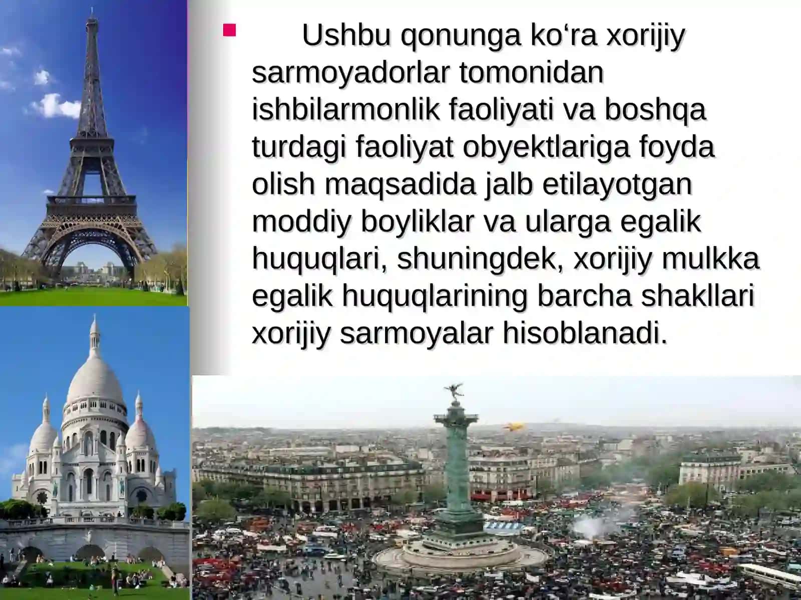 Xalqaro turizmda sarmoyalar jalb etish 4