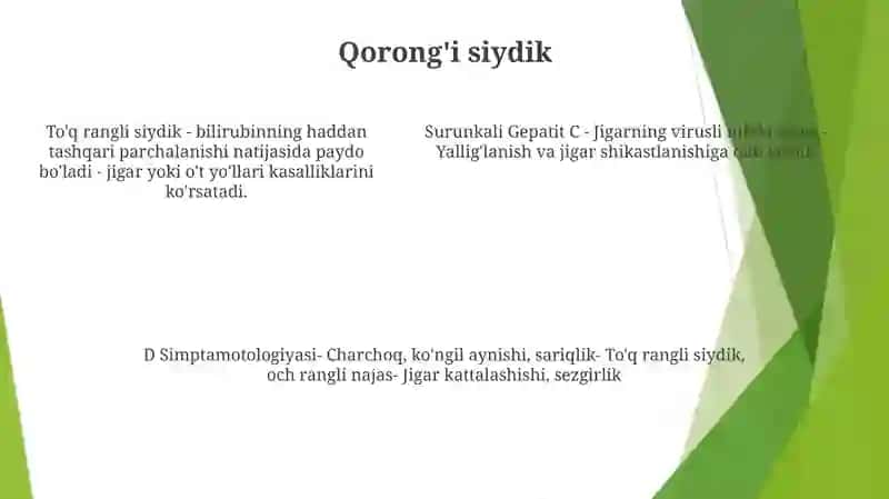 Surunkali Gepatit C,D Simptamotologiyasi 4