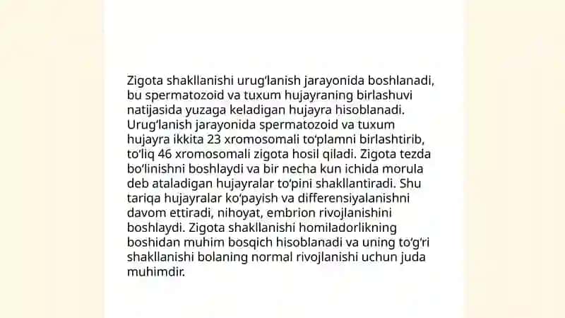 Odam embriogenezining qaltis davrlari 4