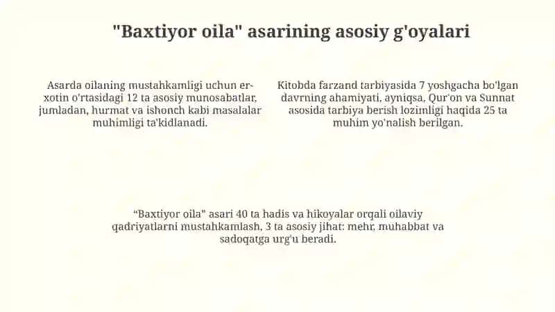 Shayx Muhammad Sodiq Muhammad Yusufning "Baxtiyor oila" 4
