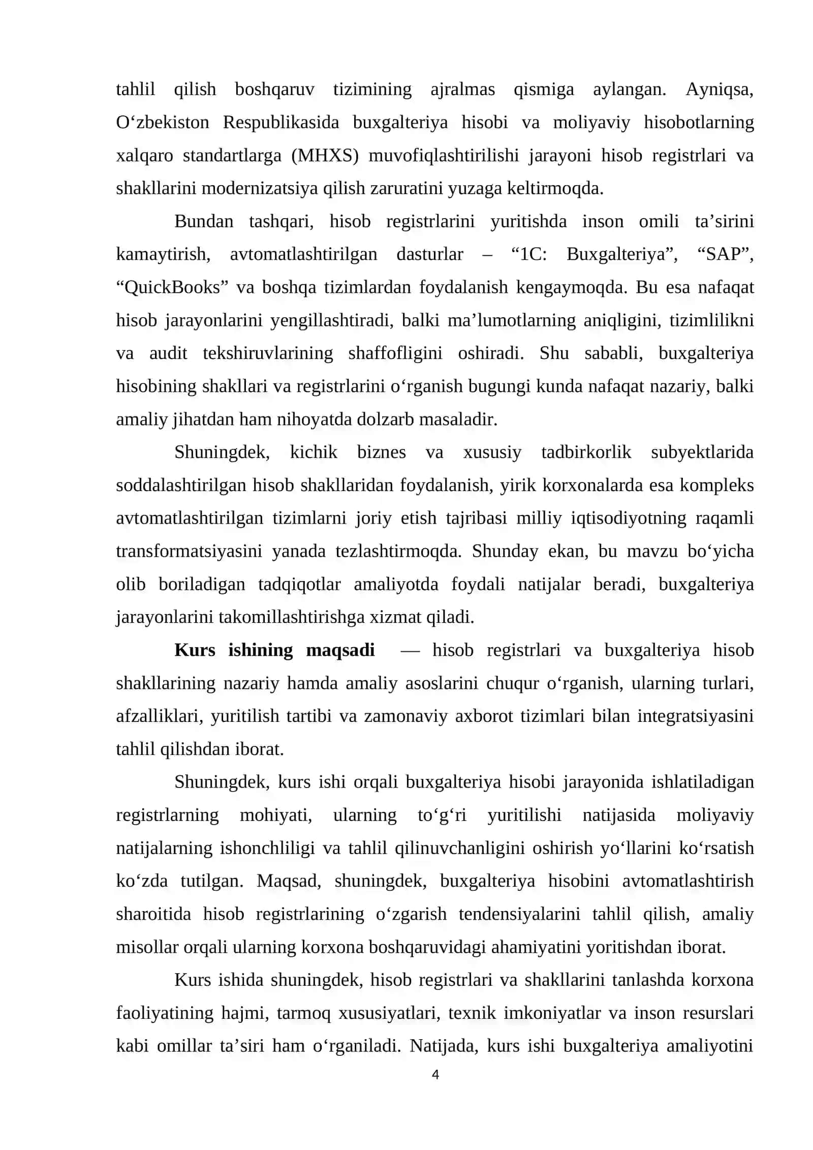 Hisob registrlari va shakllari 4