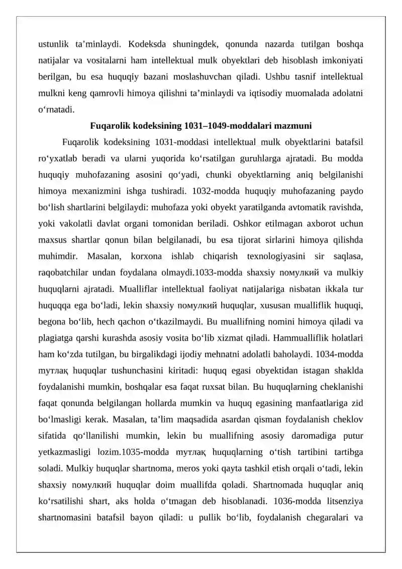 Intellektual mulk xuquqini himoya qilish 4