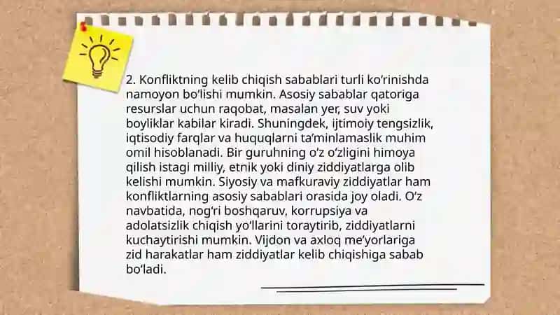 Konflikt va uning turlari 4