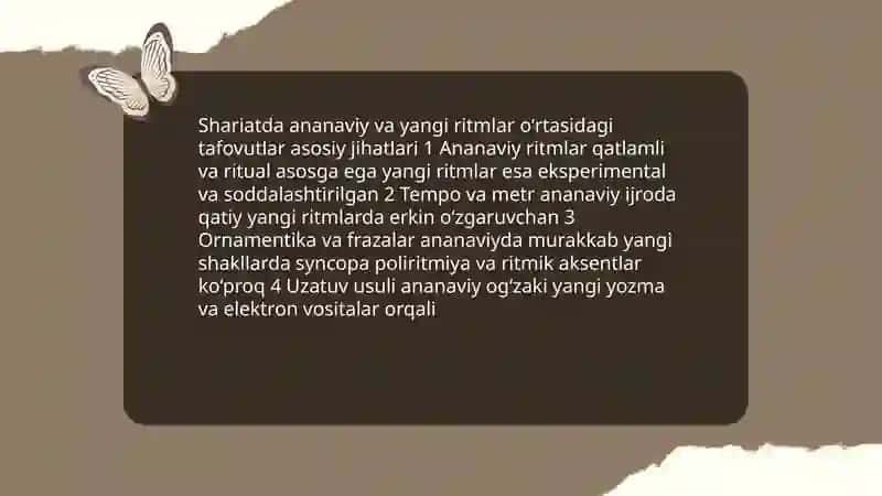 Shariatda yangi ritmik shakllarning paydo boʻlishi 4