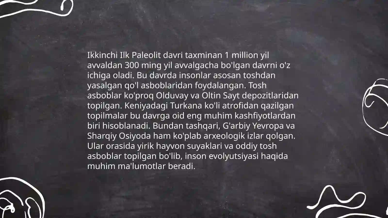Ilk paleolit davri va uning o‘rganilishi 4