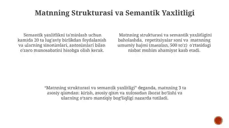 Badiiy matnda Matnning lisoniy maqomi 4