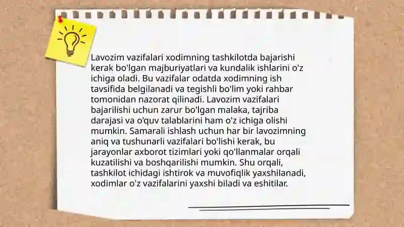 Yòriqnoma va Nizomning maqsadi 4