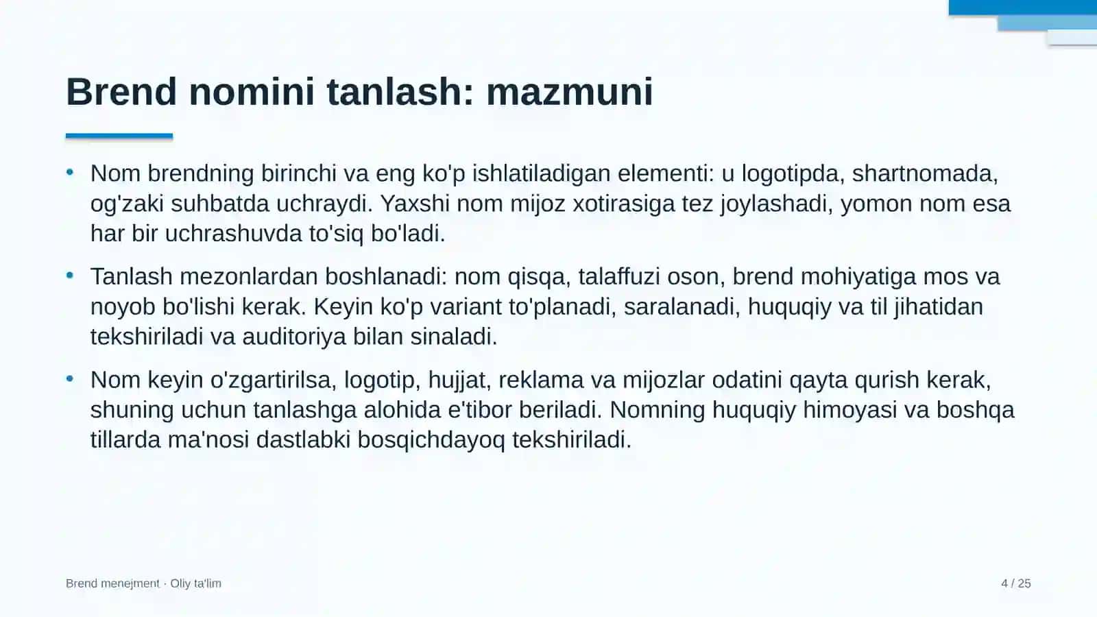 Madaniy-tarixiy turizmda brend nomini tanlash 4