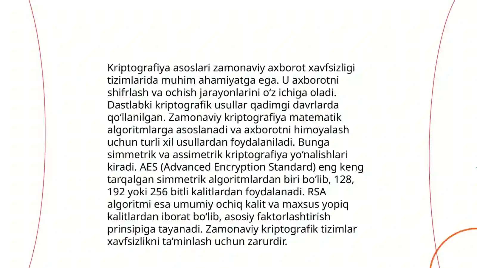 Tarmoq xavfsizlig asoslari 4