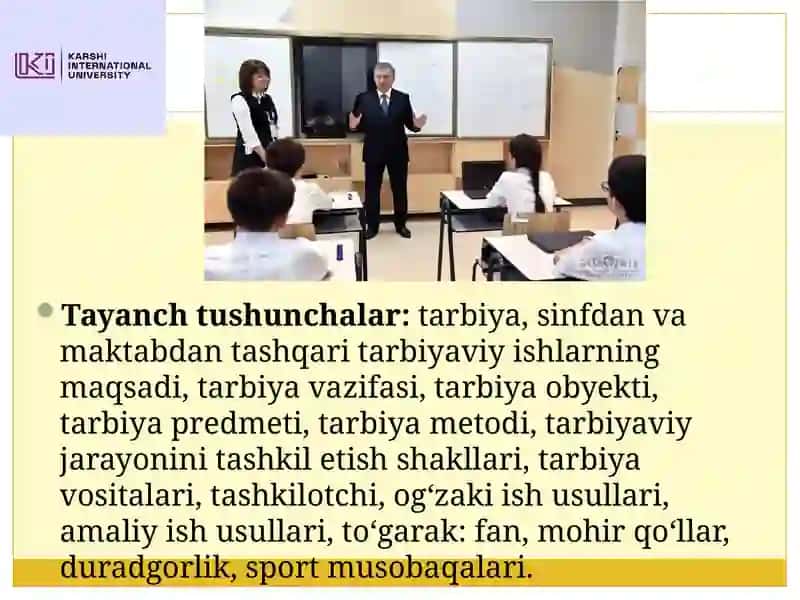 Sinfdan va maktabdan tashqaritarbiyaviy ishlar 4