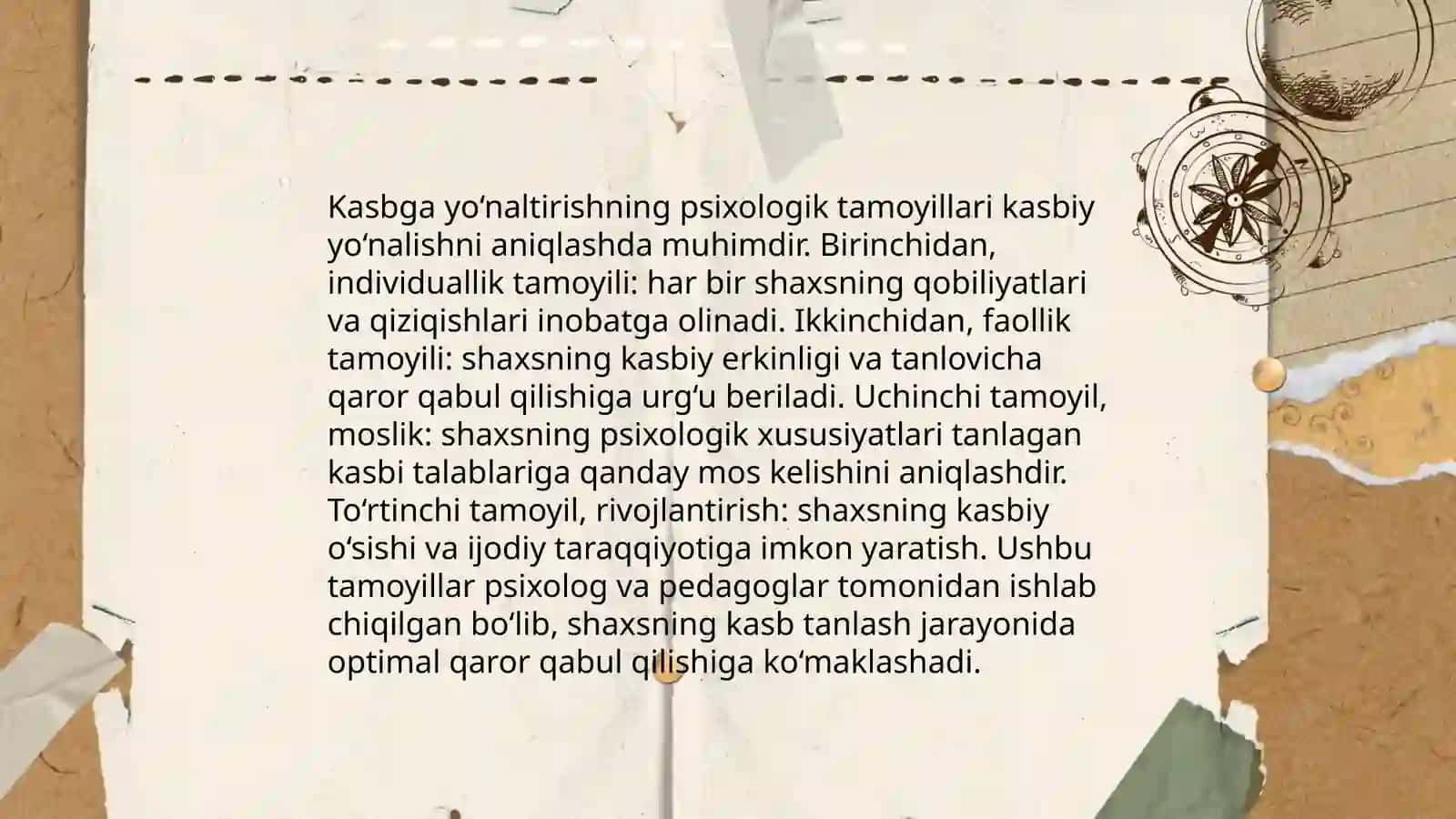 Kasb tanlash va uning psixologik asoslari 4
